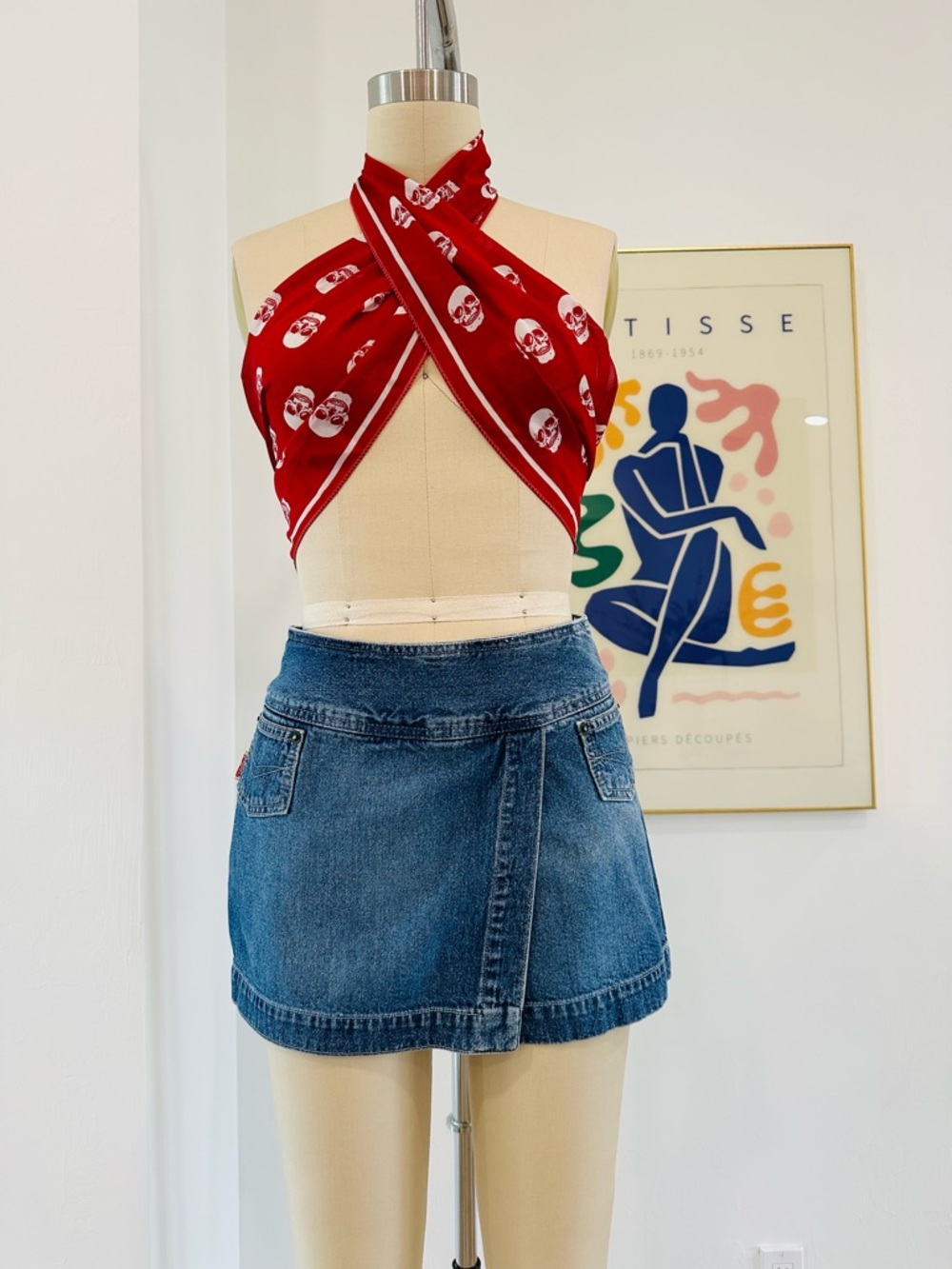 Vintage 90’s/Y2K Denim Skort